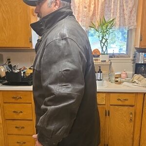 Men's Brown Leather Jacket